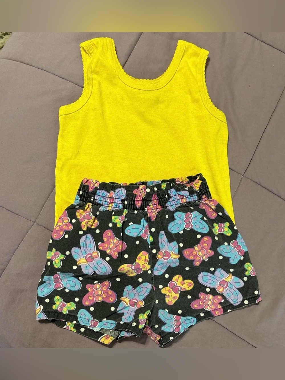 Vintage Kid's Short&Tank Set Size 6X